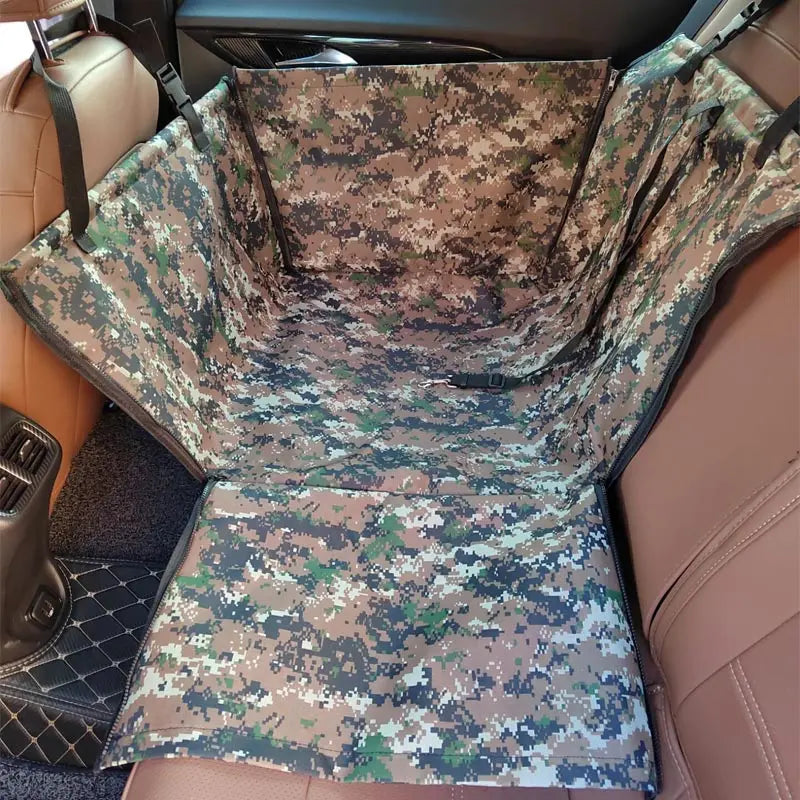 Pet Car Seat Cover Hammock for Dogs & Cats Waterproof Rear Bench Protector 60x35x53 cm (23.6x13.8x20.9 in)