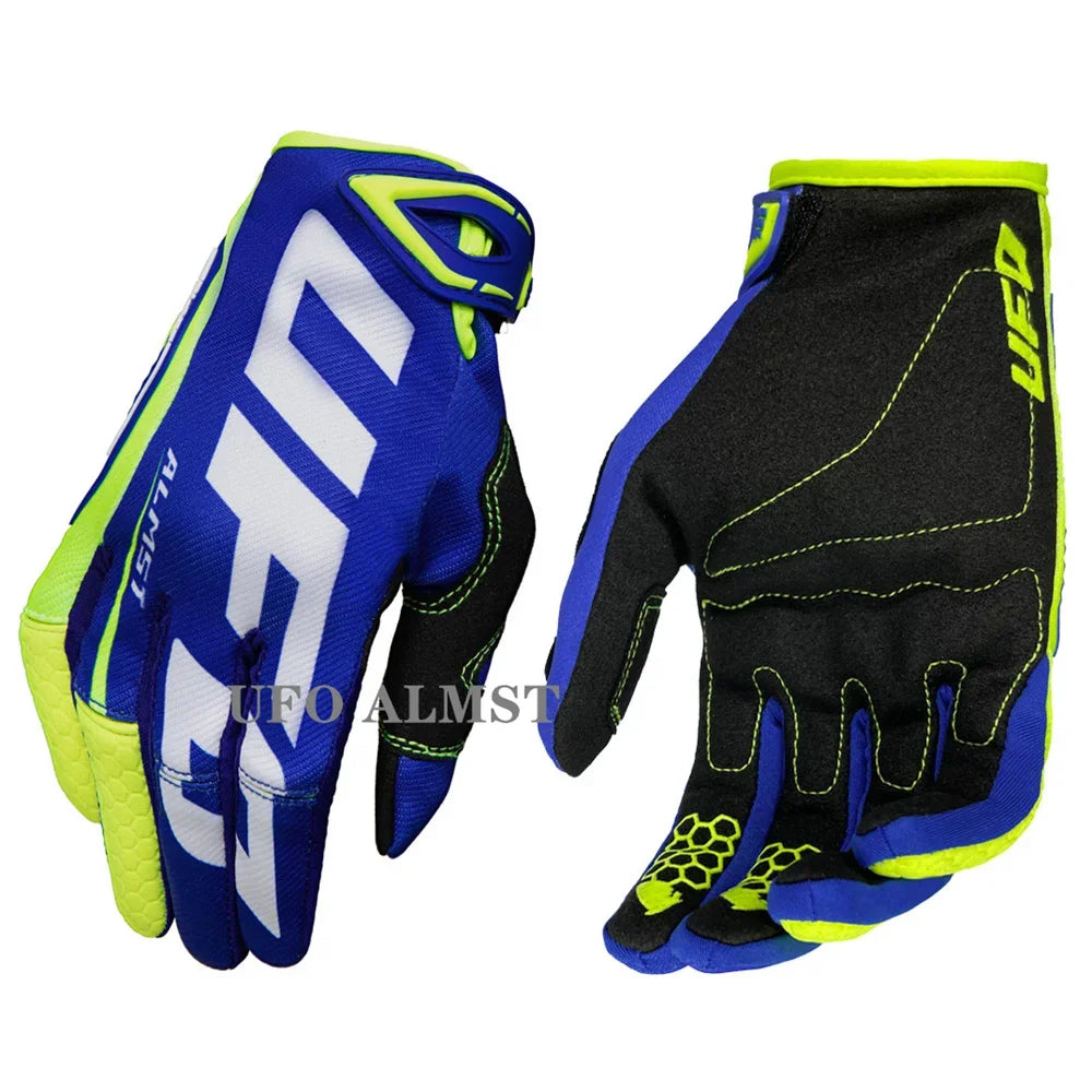 Men's Off-Road Motorcycle Gloves Full-Finger Shockproof MX ATV Racing Touchscreen Breathable Windproof