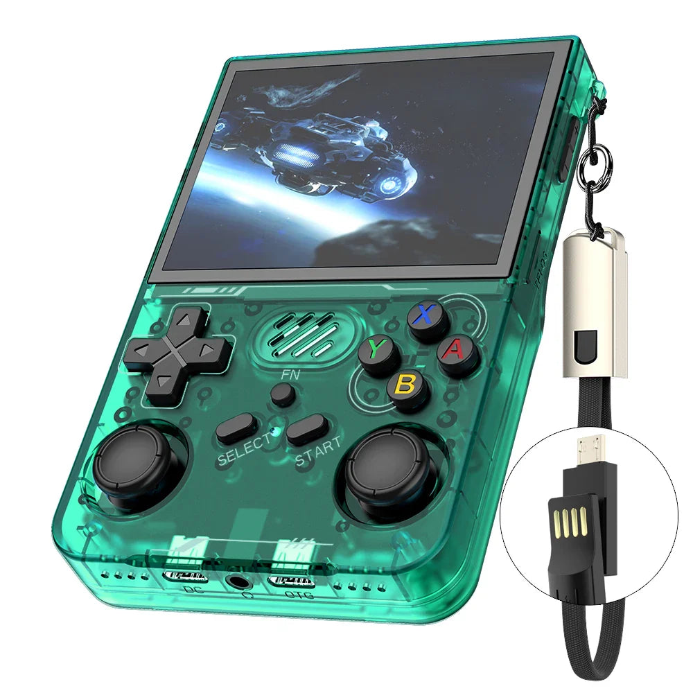 Retro Handheld Game Console 3.5-Inch (8.9 cm) IPS Screen Portable Pocket Gaming Player Wi-Fi 15,000+ Games ArkOS Kids Gift