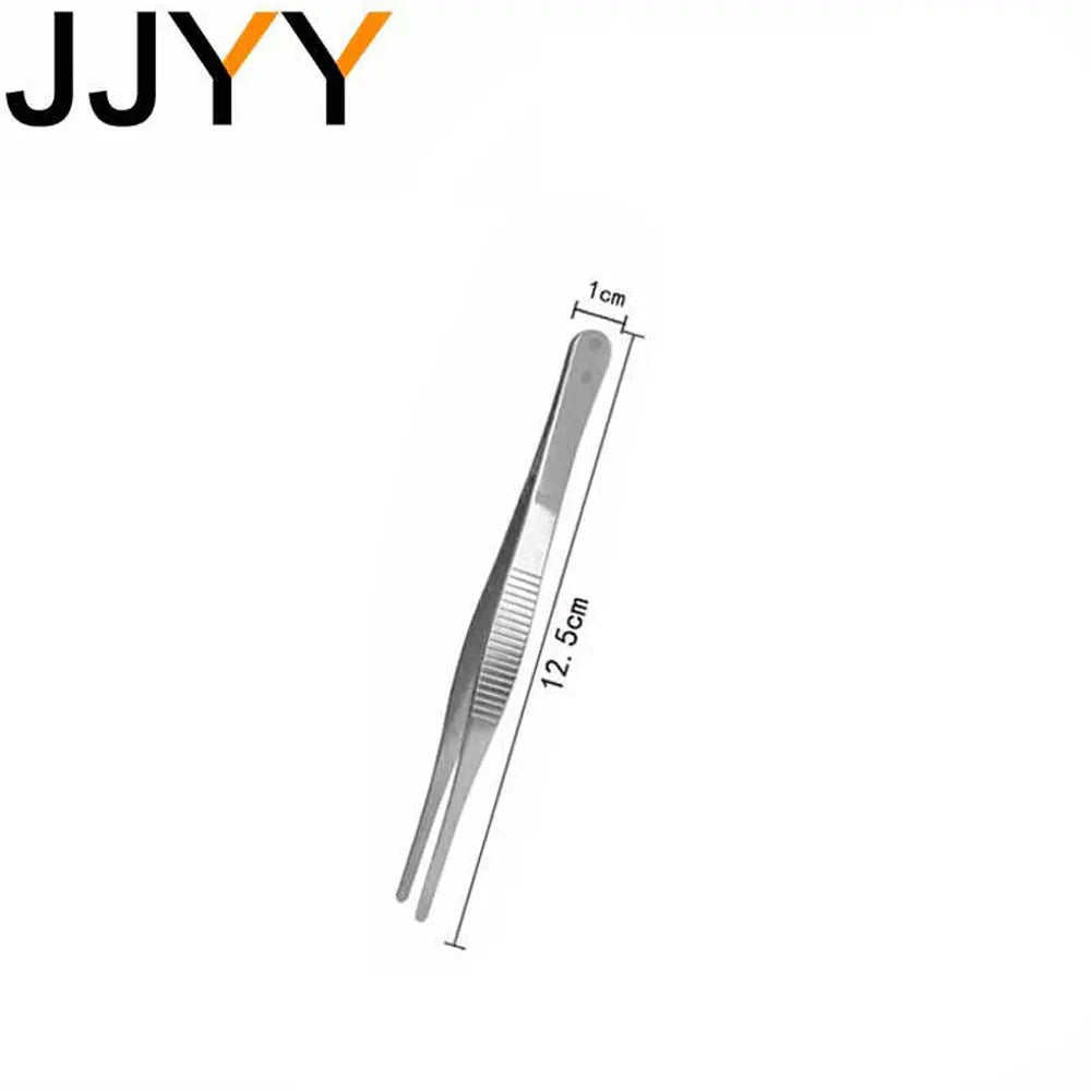 Stainless Steel BBQ Tongs — Precision Kitchen Tweezers for Grilling, Serving & Buffet (4.9–11.8 in | 12.5–30 cm)