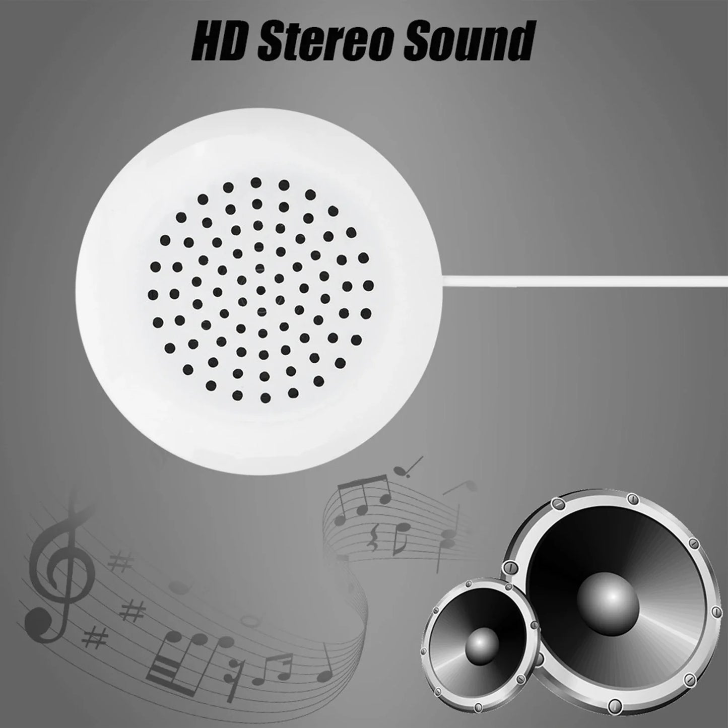 DIY Pillow Speaker 3.5mm Mini Stereo Portable Speaker for MP3, Phone, CD Players