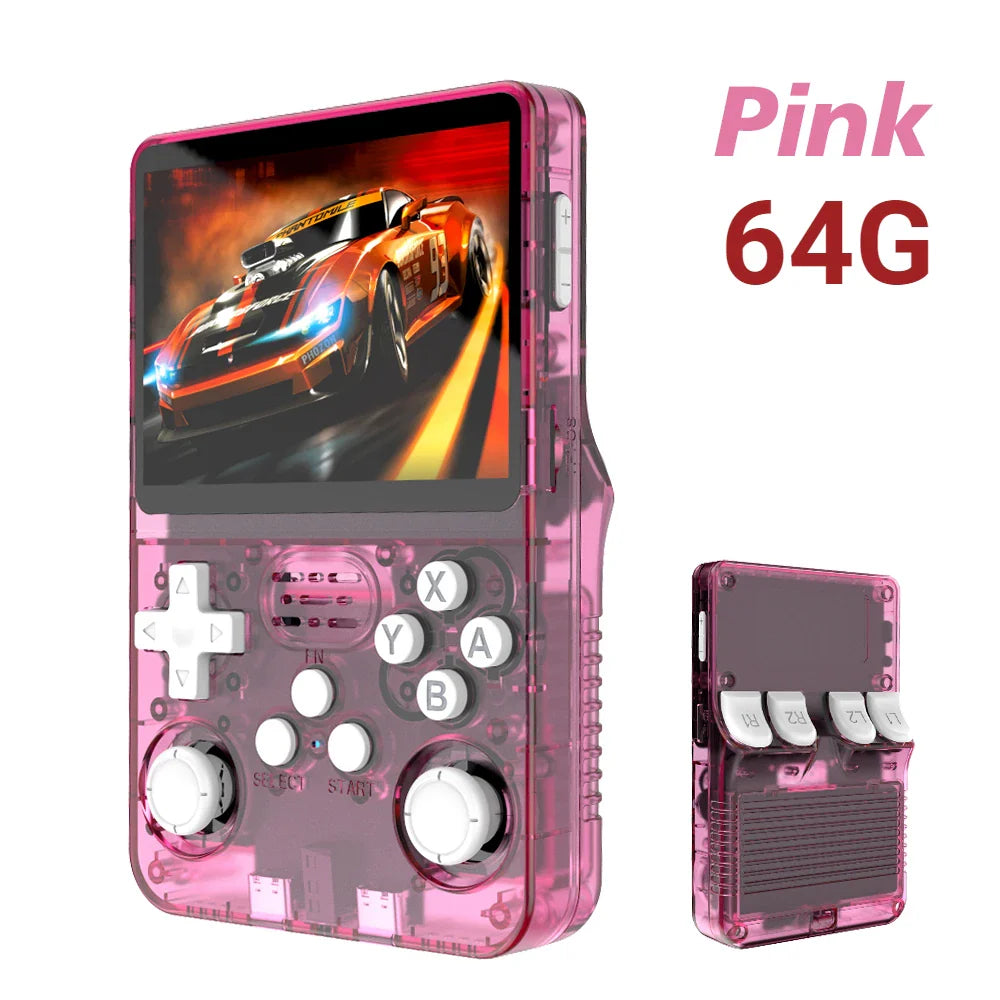 Retro Handheld Game Console 3.5-Inch (8.9 cm) IPS Screen 64/128/256GB Portable Pocket Game Player Kids Retro Gaming Gift