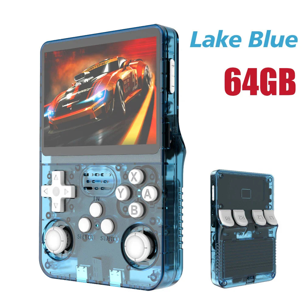 Retro Handheld Game Console 3.5-Inch (8.9 cm) IPS Screen 64/128/256GB Portable Pocket Game Player Kids Retro Gaming Gift