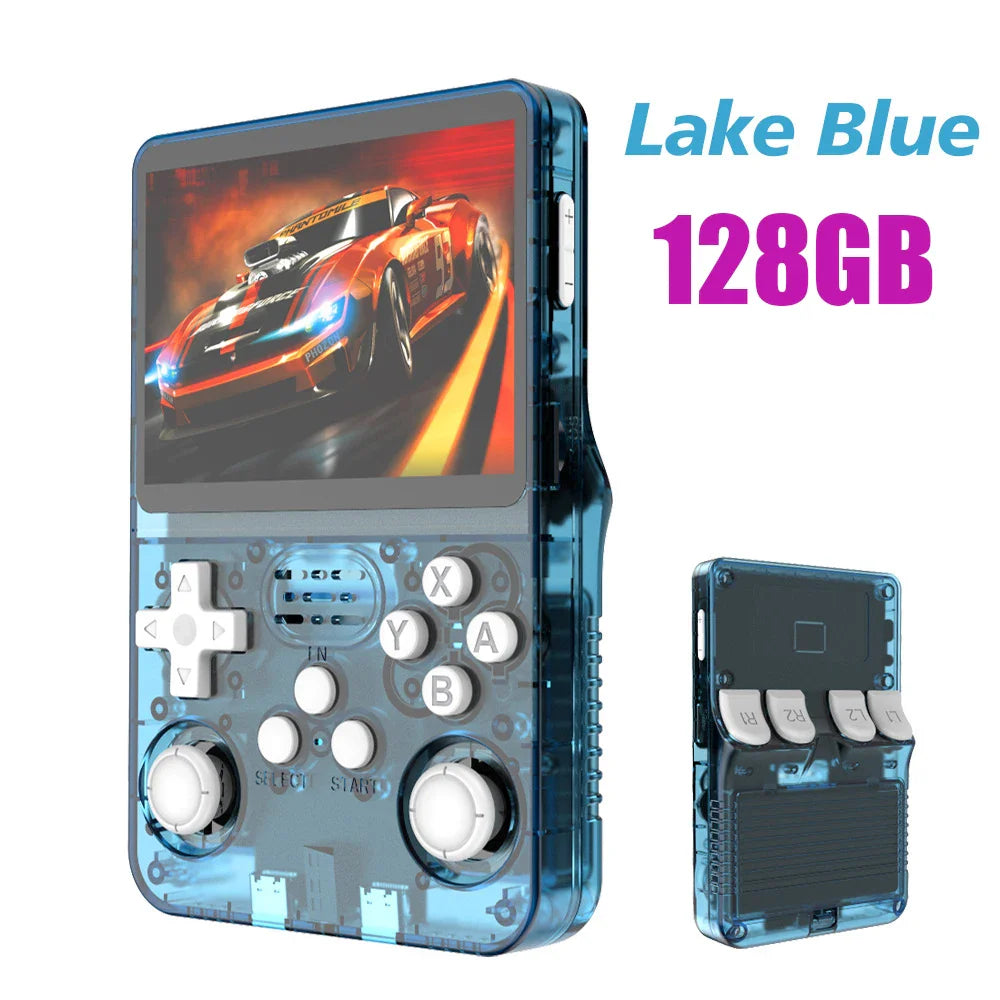 Retro Handheld Game Console 3.5-Inch (8.9 cm) IPS Screen 64/128/256GB Portable Pocket Game Player Kids Retro Gaming Gift