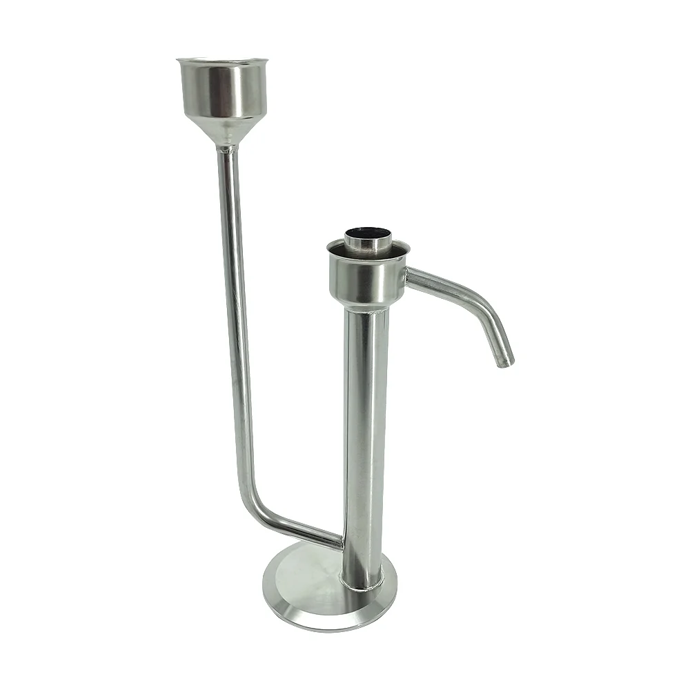 Stainless Steel Proofing Parrot for Moonshine Distillation - Hydrometer Holder for Continuous Alcohol Measurement