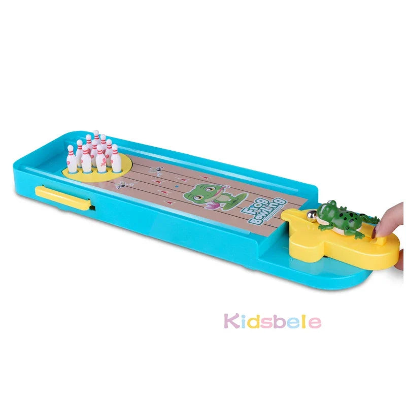 Mini Desktop Bowling Game - Tabletop Bowling Toy for Kids & Families, Indoor Interactive Educational Game