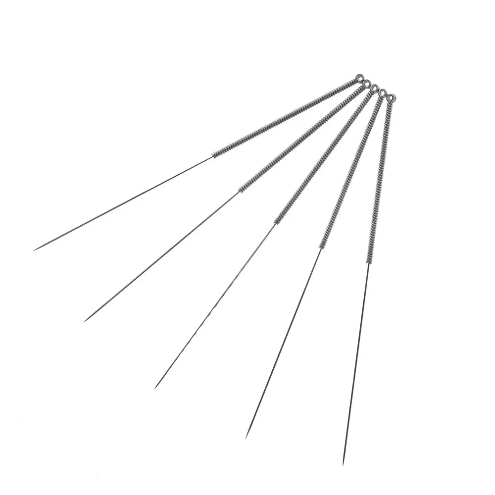 10-Pack Stainless Steel 3D Printer Nozzle Cleaning Needles — 0.2–0.8mm (0.008–0.032 in)