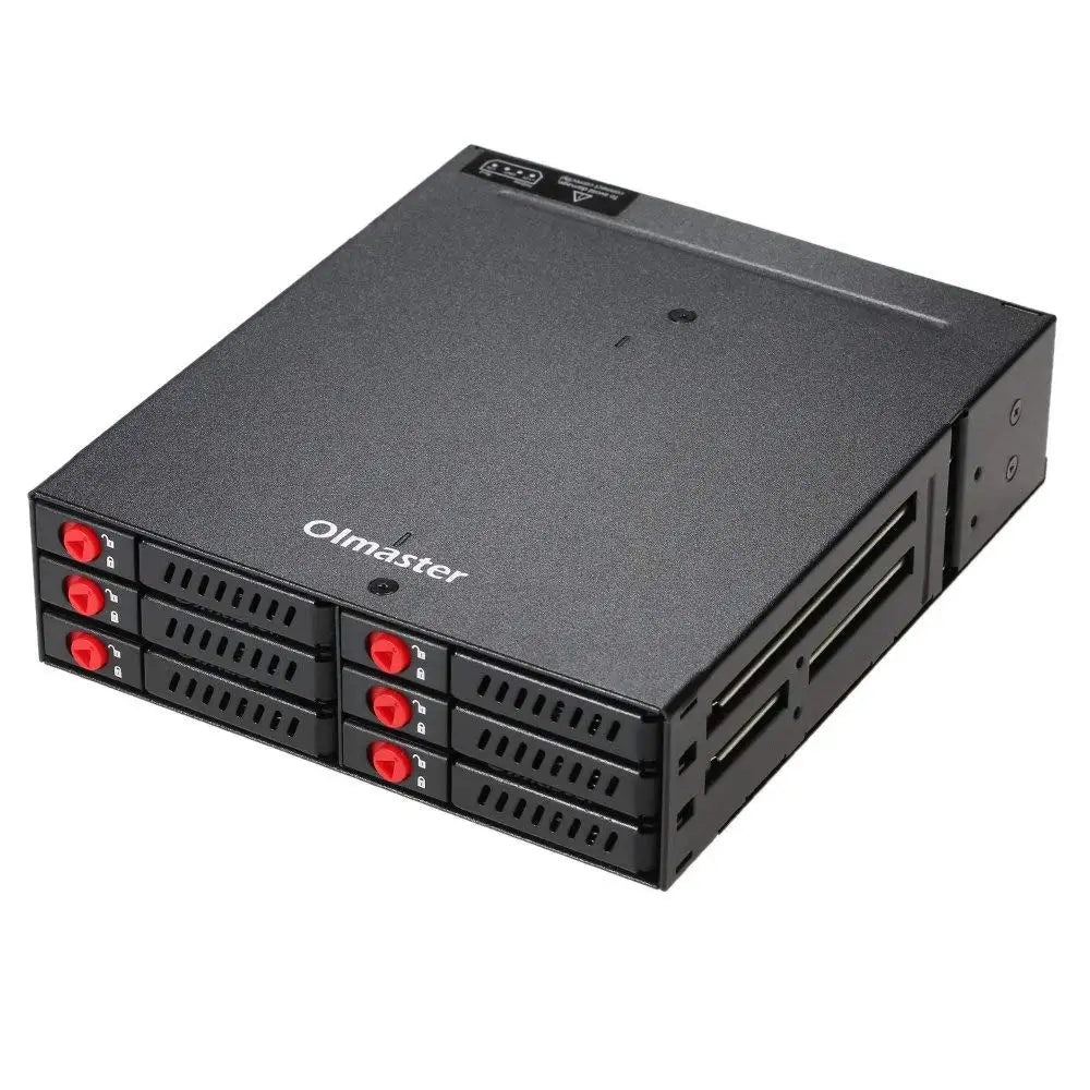 4/6-Bay 2.5-Inch (63.5mm) SATA SSD/HDD Hot-Swap Mobile Rack Enclosure for 5.25-Inch Drive Bay