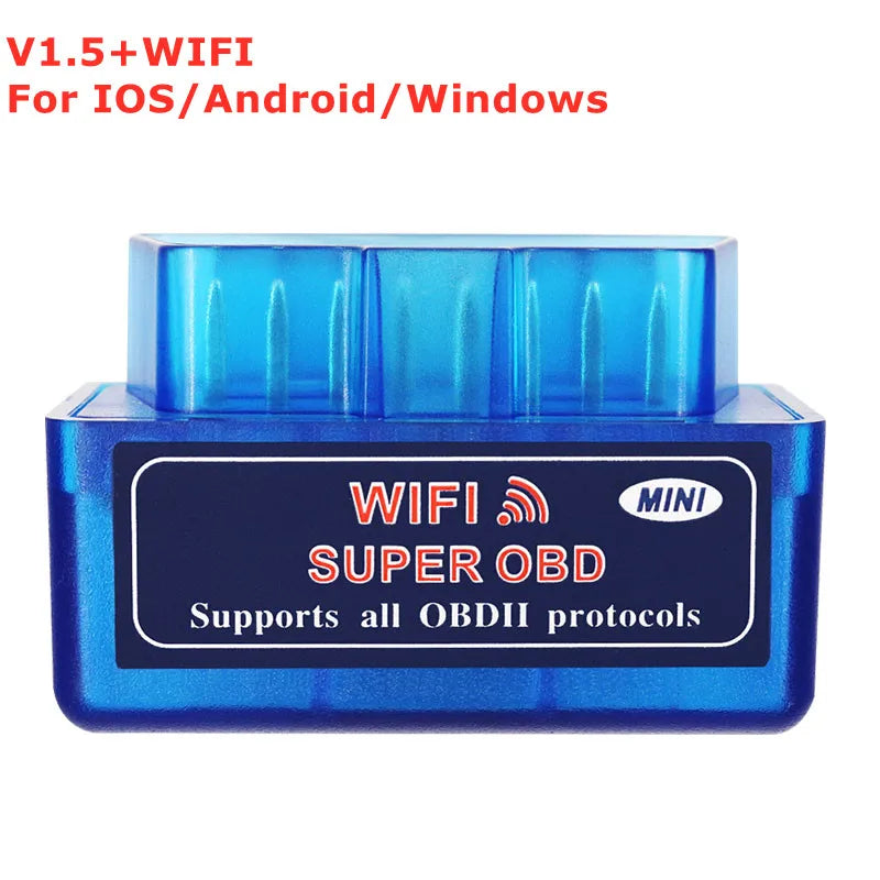 Mini ELM327 OBD2 Bluetooth & WiFi Scanner for Android iOS - Car Diagnostic Code Reader