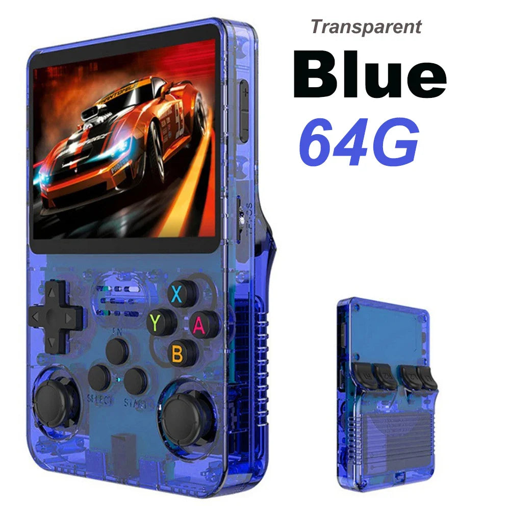 Retro Handheld Game Console 3.5-Inch (8.9 cm) IPS Screen 64/128/256GB Portable Pocket Game Player Kids Retro Gaming Gift