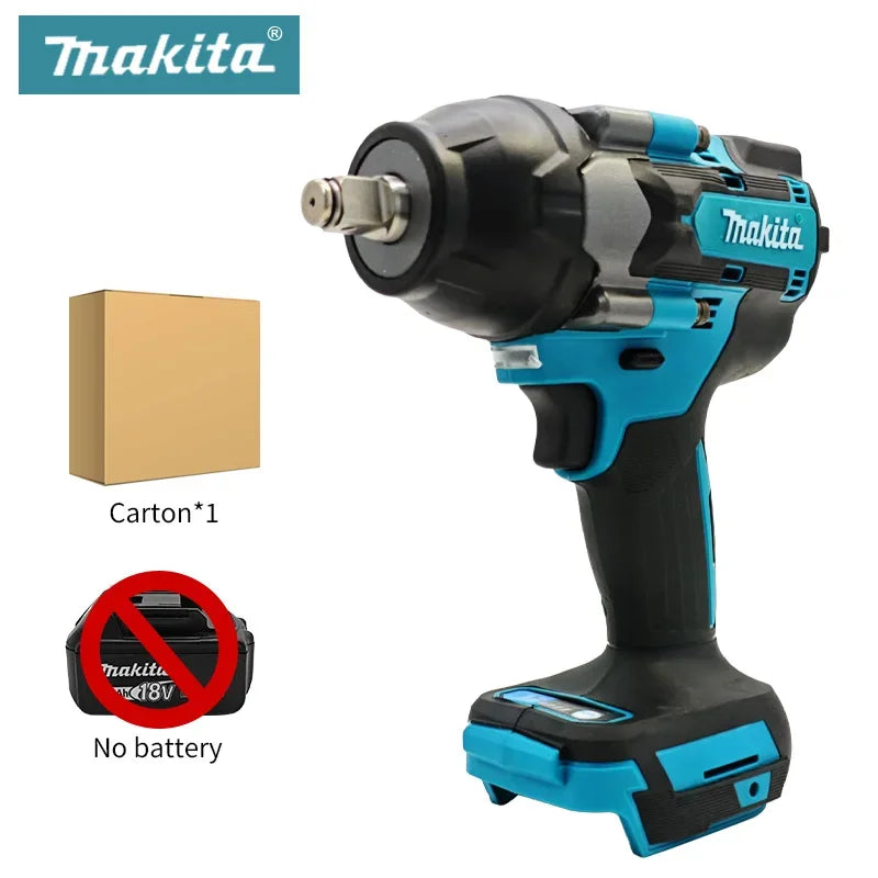 Brushless Cordless Impact Wrench 20V High Torque 1000 N·m Power Tool for Home DIY