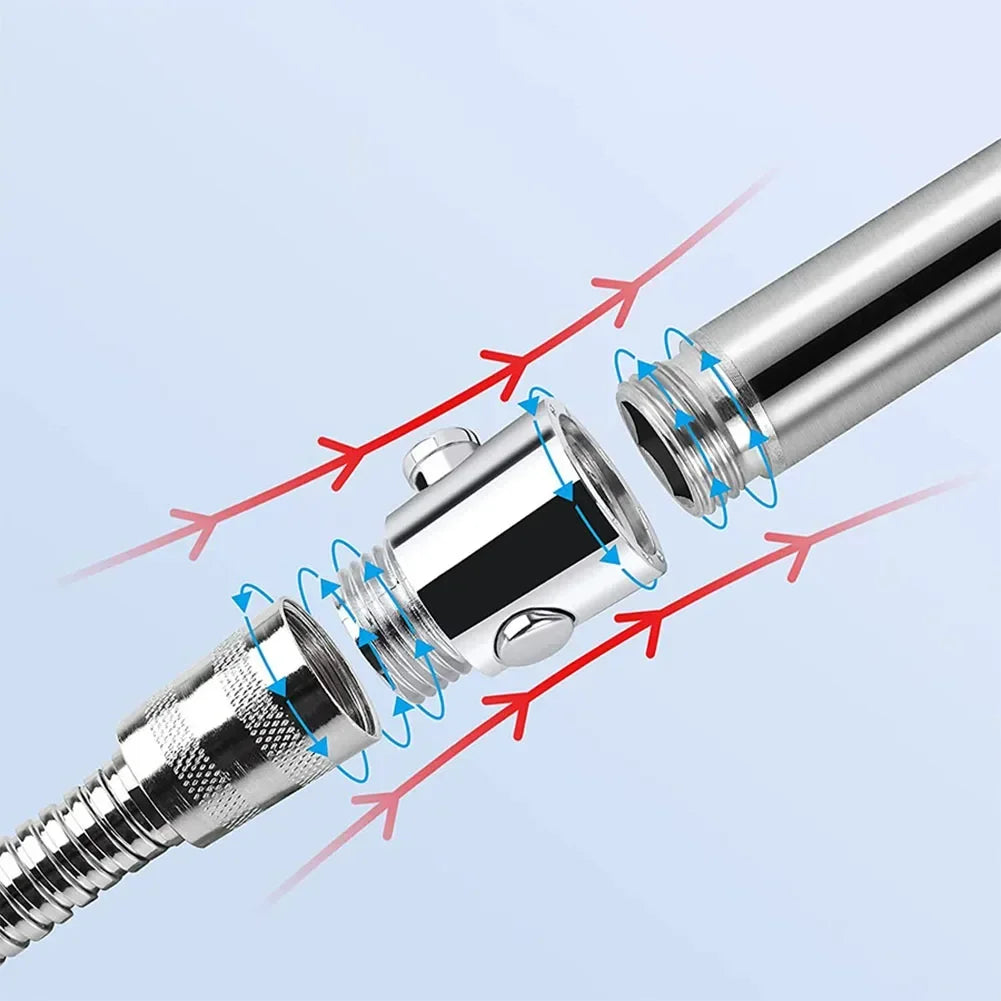 Shower Head Flow Control Valve — One-Button Pause Water Stop Valve for Handheld Shower