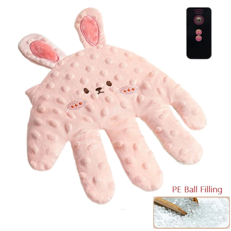 Baby Soothing Palm Sleep Pillow with Remote – Infant Calming Anti-Startle Hand Plush, 26 x 24 cm (10.2 x 9.4 in)