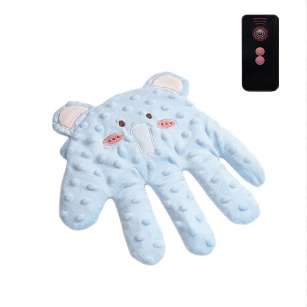 Baby Soothing Palm Sleep Pillow with Remote – Infant Calming Anti-Startle Hand Plush, 26 x 24 cm (10.2 x 9.4 in)