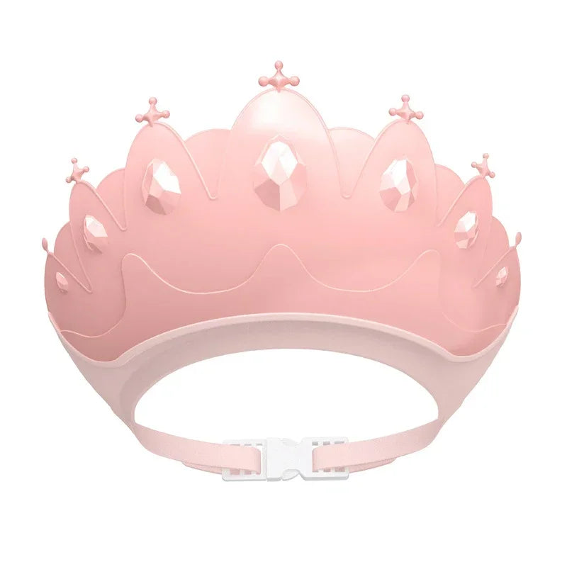 Adjustable Baby Crown Shampoo Cap – Waterproof Bath Visor & Hair Shield for Infants and Toddlers