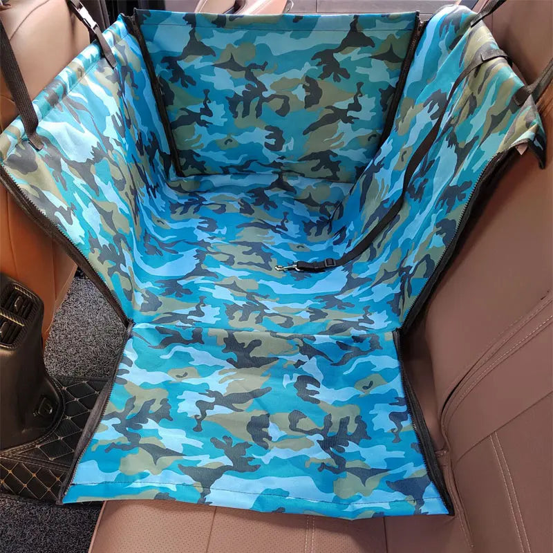 Pet Car Seat Cover Hammock for Dogs & Cats Waterproof Rear Bench Protector 60x35x53 cm (23.6x13.8x20.9 in)