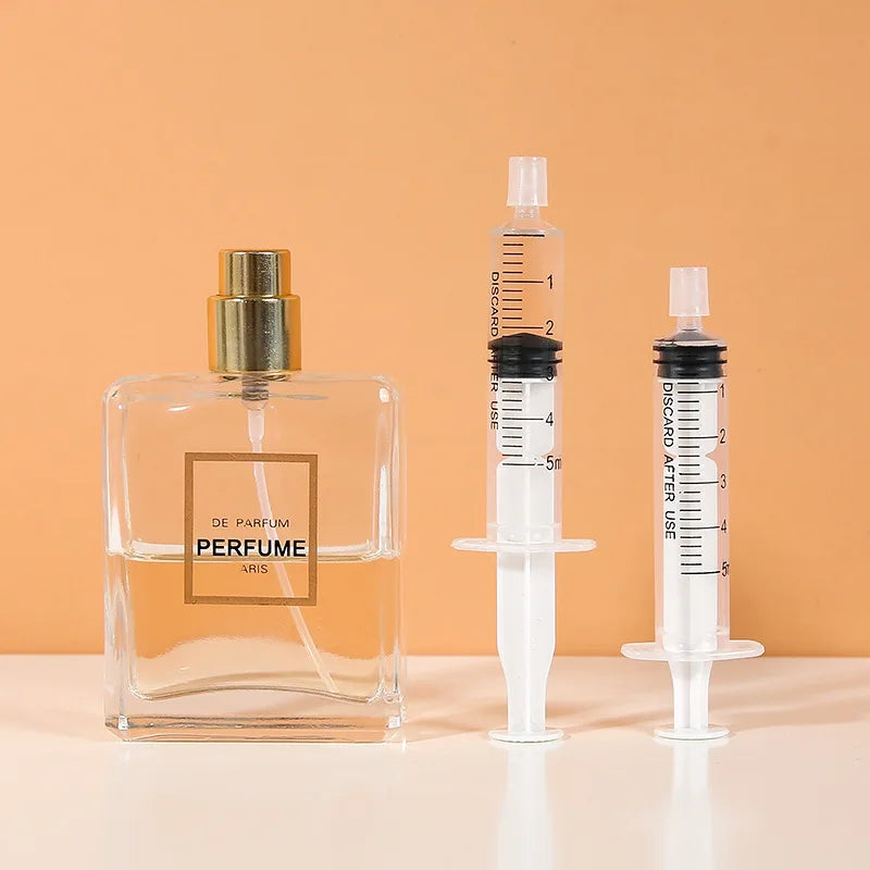 10-Pack Disposable Plastic Syringes No Needle – Lab Measuring & Small Pet Feeder, 5 ml / 10 ml / 20 ml (0.17 / 0.34 / 0.68 fl oz)