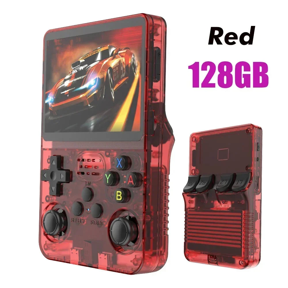 Retro Handheld Game Console 3.5-Inch (8.9 cm) IPS Screen 64/128/256GB Portable Pocket Game Player Kids Retro Gaming Gift