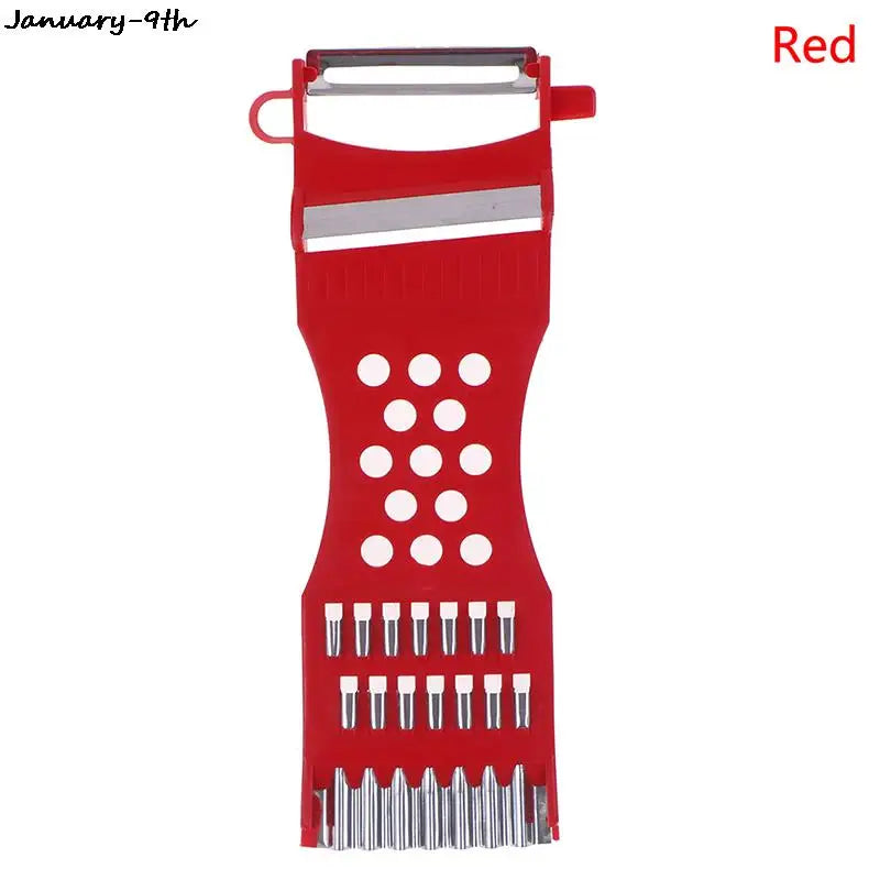 Multi-Function Vegetable Cutter, Garlic Grater, Potato Peeler and Cucumber Carrot Slicer Kitchen Tool