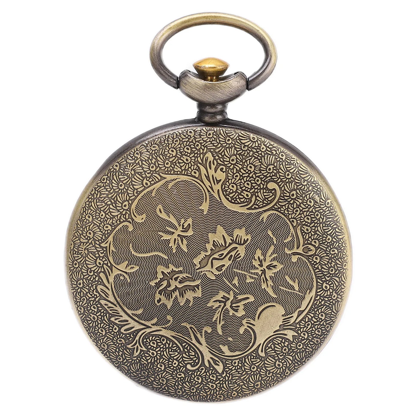 Brass Pocket Compass — Portable Camping & Hiking Navigation Keychain