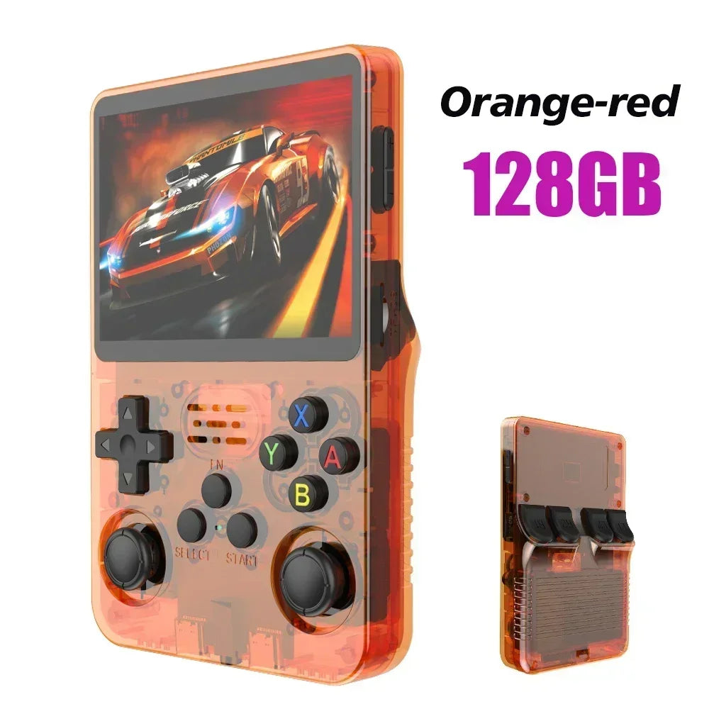 Retro Handheld Game Console 3.5-Inch (8.9 cm) IPS Screen 64/128/256GB Portable Pocket Game Player Kids Retro Gaming Gift