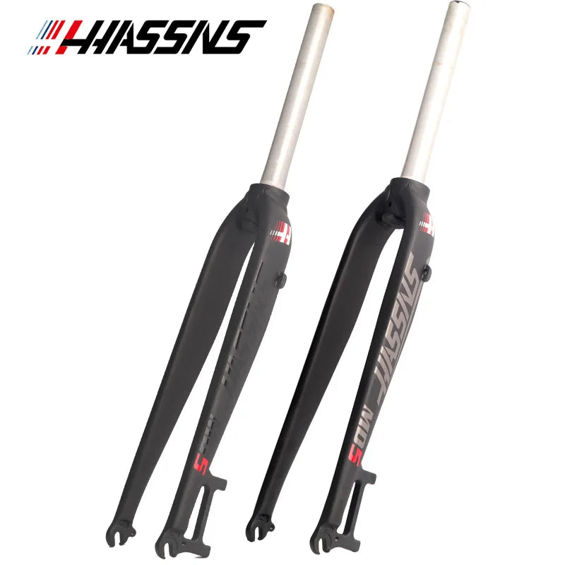 Rigid Mountain Bike Fork — Aluminum Alloy, V‑Brake & Disc Compatible, Fits 26/27.5/29‑inch Wheels