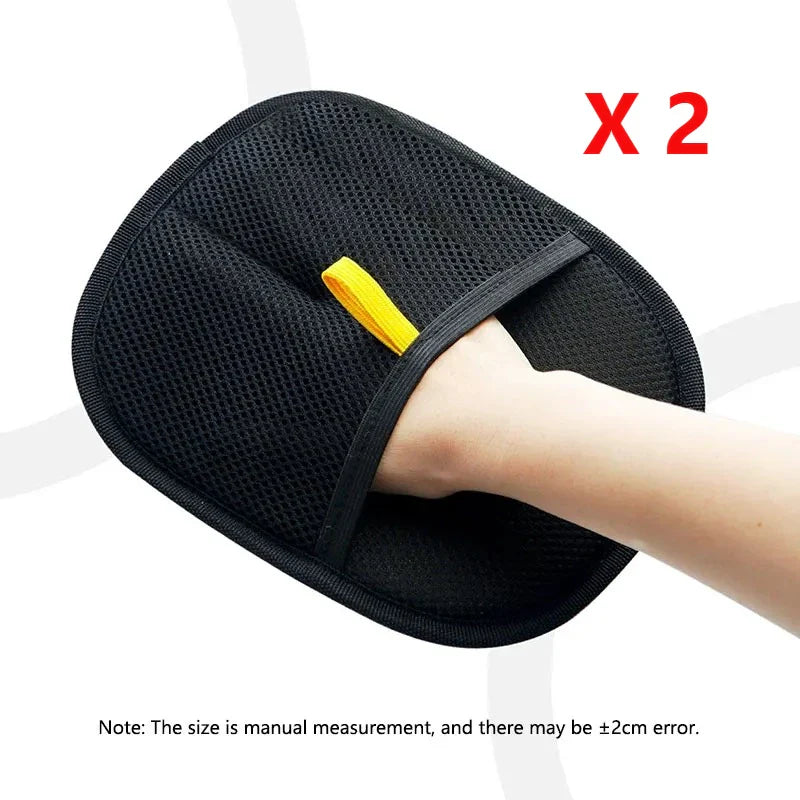 Reusable Double-Sided Pet Hair Removal Gloves for Sofa, Carpet & Clothing