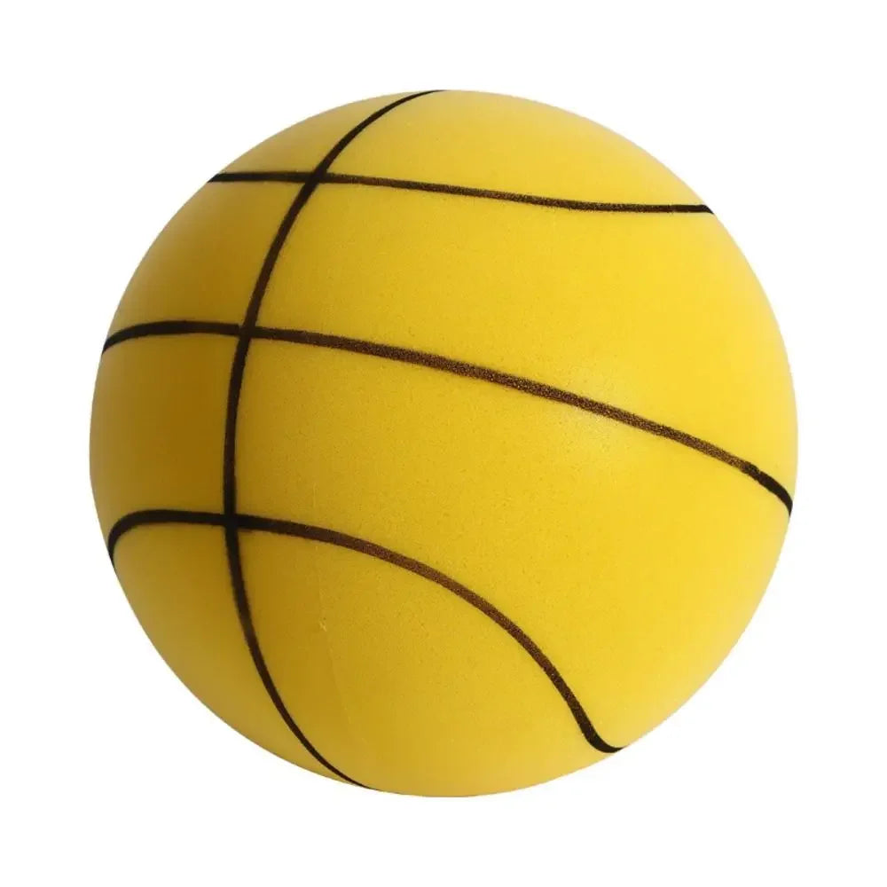 Silent Foam Basketball Low-Noise Indoor Training Ball for Kids — Soft PU, 15 cm / 18 cm (5.9" / 7.1")