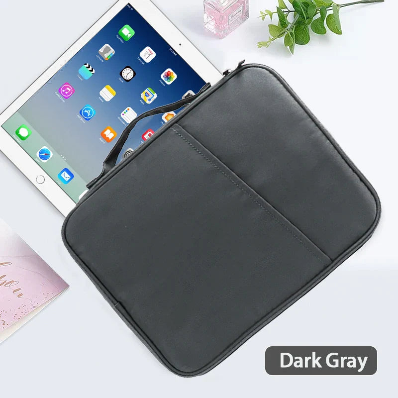 Waterproof Laptop Sleeve Handbag Fits 11–16 inch (28–41 cm) MacBook Air/Pro, Lenovo, HP, Xiaomi – Shockproof Notebook Case with Handle
