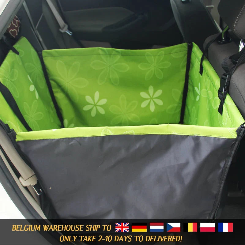 Pet Car Seat Cover Hammock for Dogs & Cats Waterproof Rear Bench Protector 60x35x53 cm (23.6x13.8x20.9 in)
