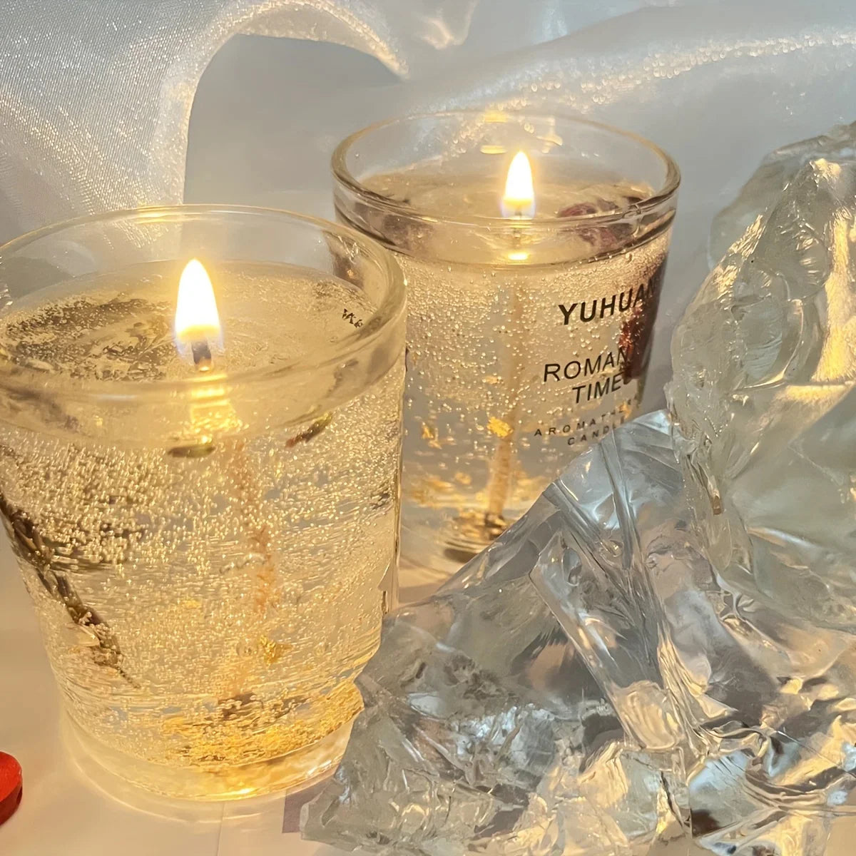 Jelly Wax for Candle Making - Transparent Crystal Gel Wax (100 g / 200 g) Smokeless DIY Candle Material