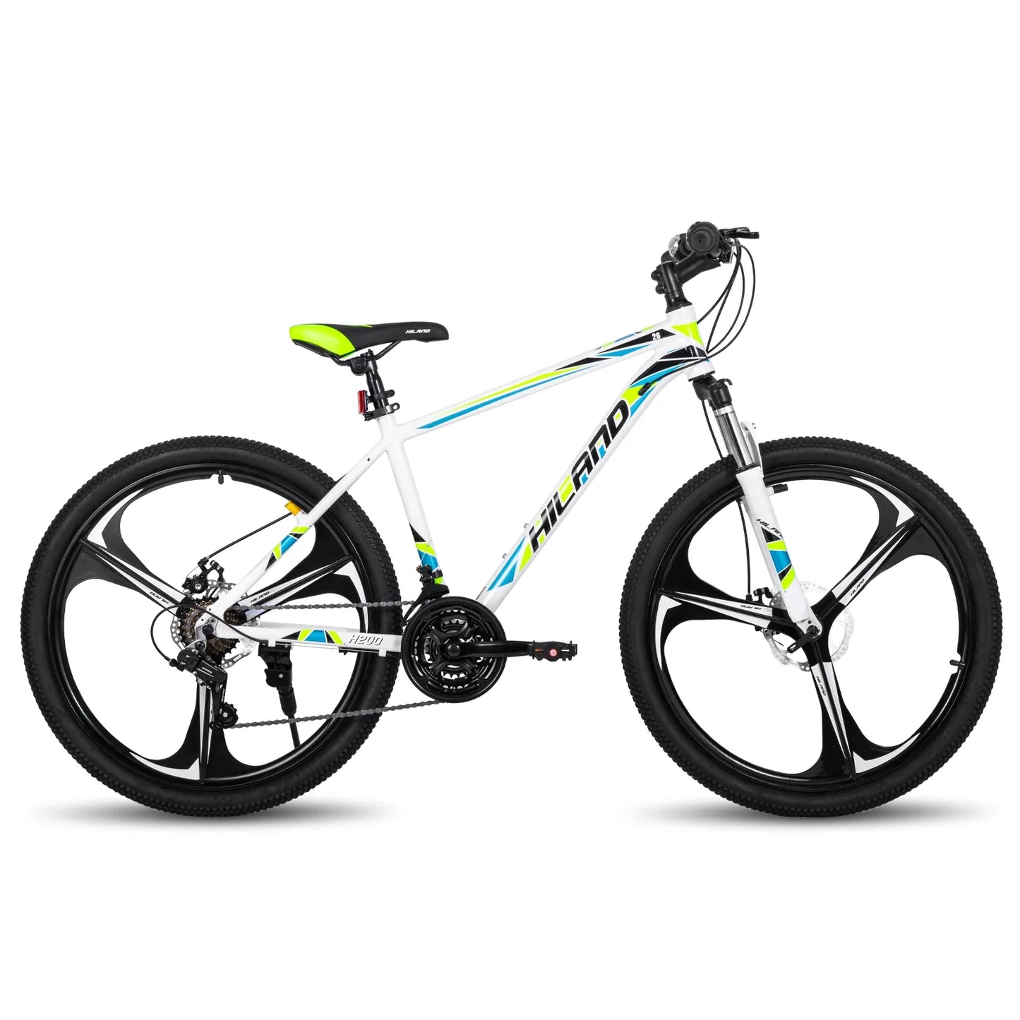 Mountain Bike, 21-Speed Drivetrain, Aluminum Frame, 26-Inch (66 cm) Wheels, Disc Brakes — Unisex MTB