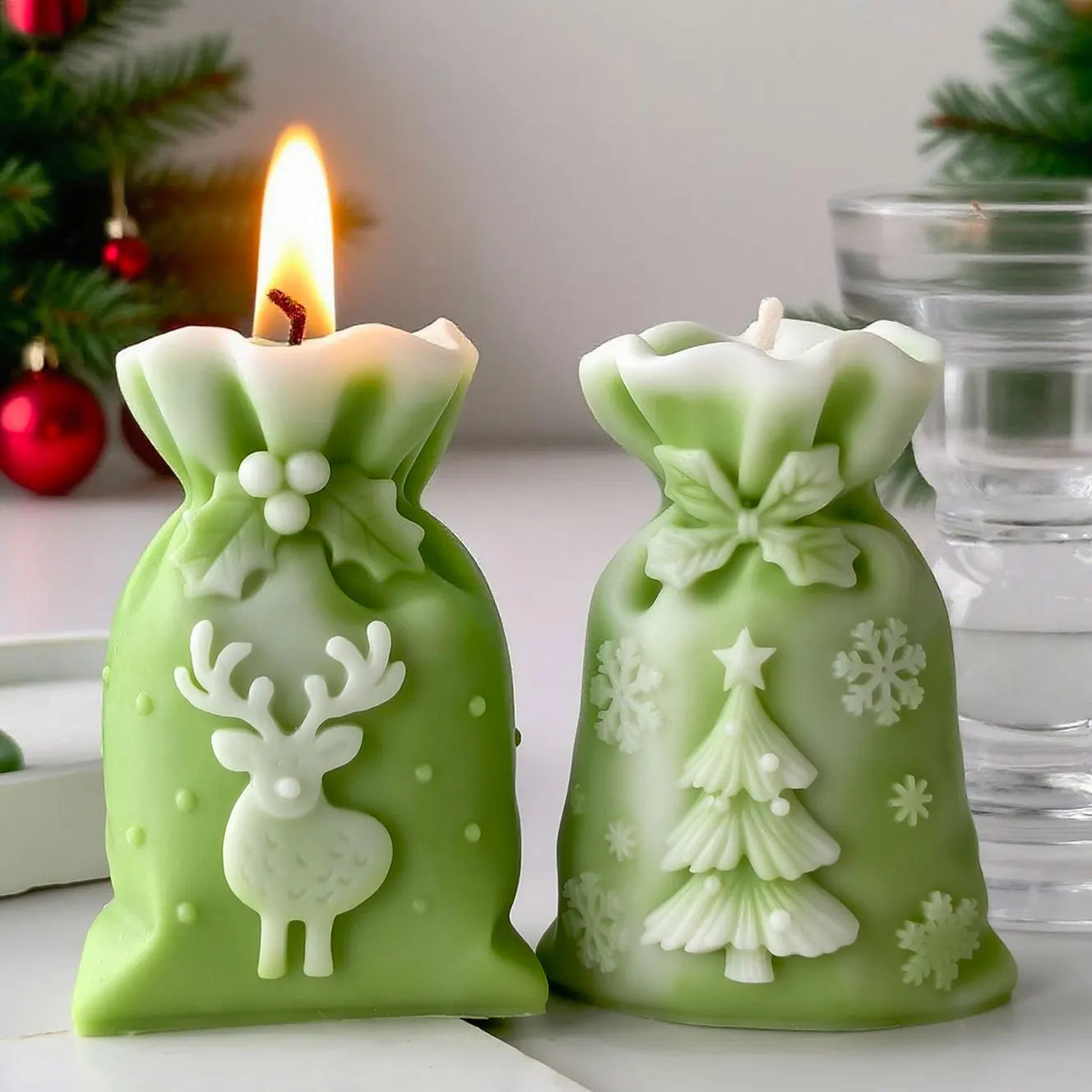 Reusable 3D Silicone Candle Mold 1‑Pack for DIY Candle, Resin & Soap Making - Flexible Non‑Stick