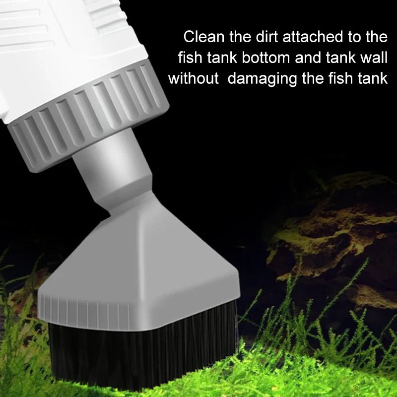 Automatic Aquarium Water Change Pump 30W 220–240V, Electric Fish Tank Gravel Siphon Cleaner 2000 L/h (≈528 GPH)