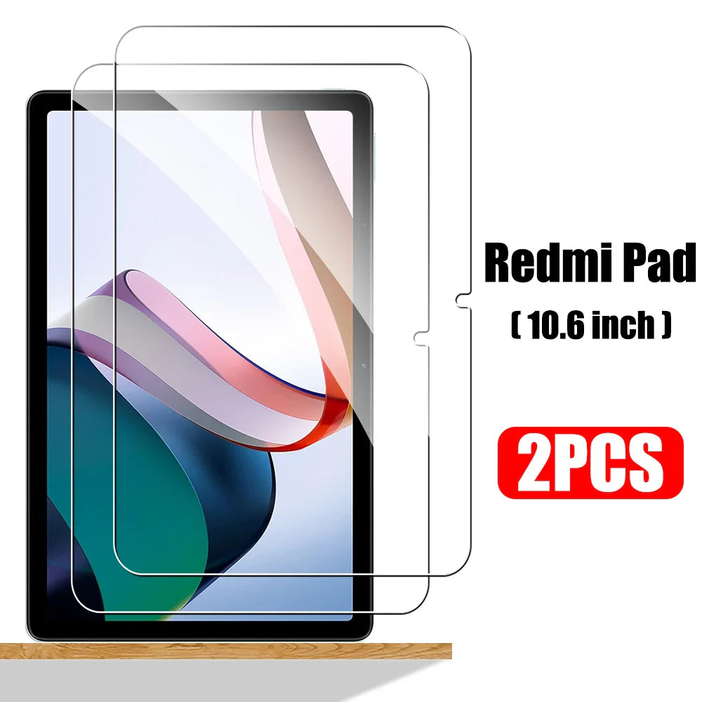 2-Pack 11-Inch Tempered Glass Screen Protector for Redmi Pad SE — Scratch-Proof Tablet Protector