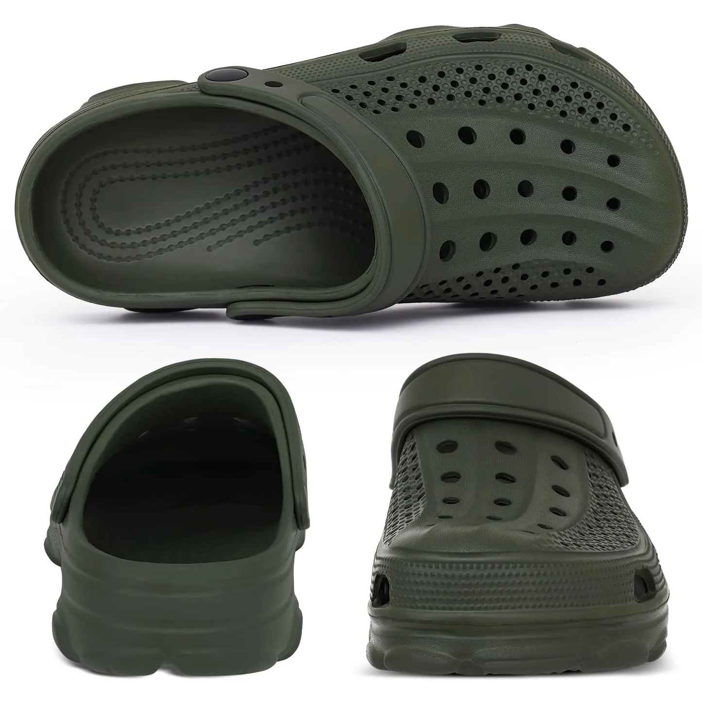 Men's Breathable EVA Clogs — Non-Slip Garden & Beach Sandals for Casual, Fishing & Outdoor Use