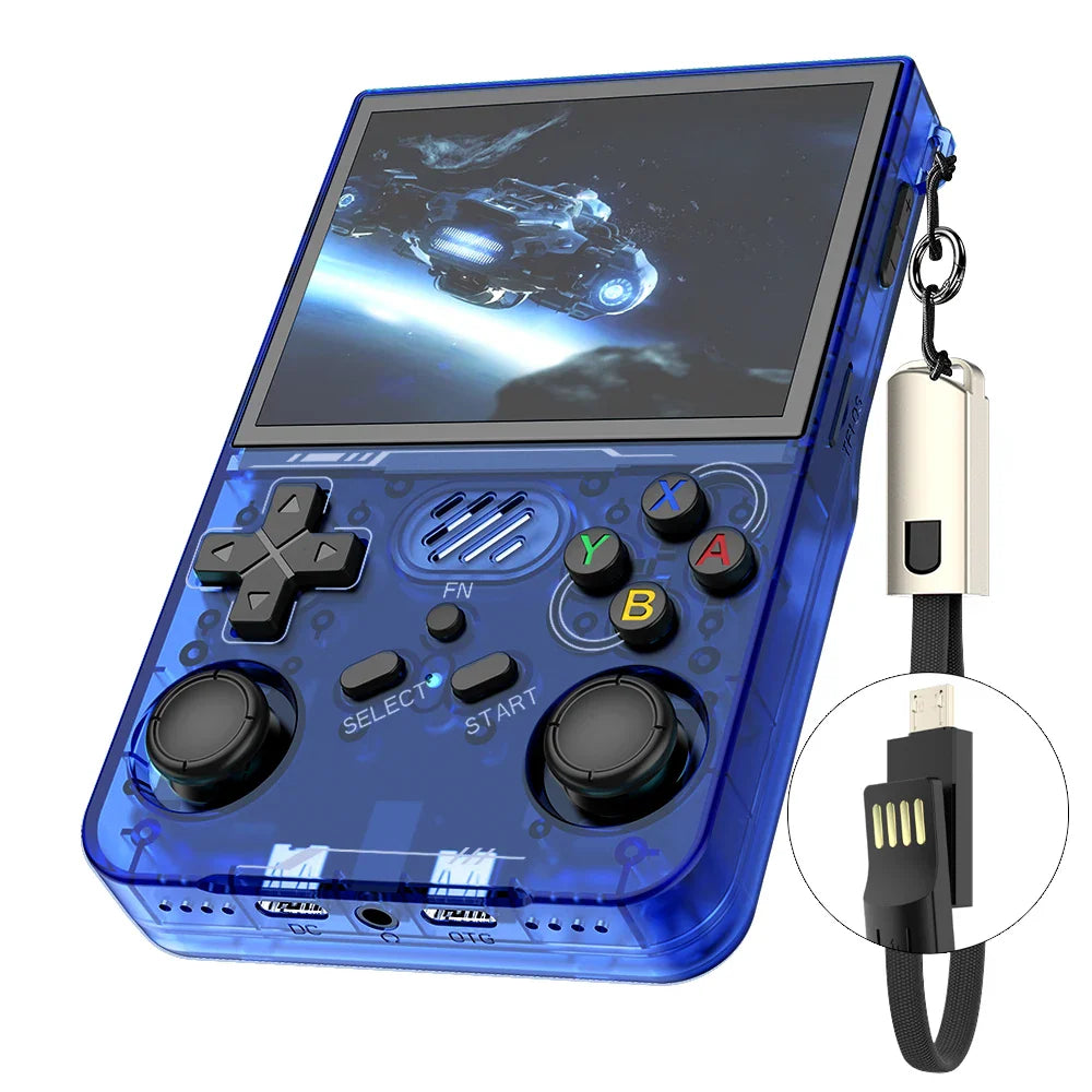 Retro Handheld Game Console 3.5-Inch (8.9 cm) IPS Screen Portable Pocket Gaming Player Wi-Fi 15,000+ Games ArkOS Kids Gift