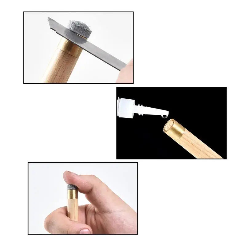 Pool Cue Tip Glue — Billiard Cue Repair Adhesive for Leather & Wood Tips, 10 g