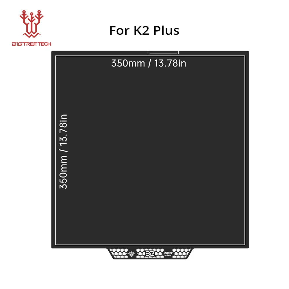 Panda CryoGrip Pro Double-Sided Spring Steel Build Plate - No-Clog Coating for 3D Printers