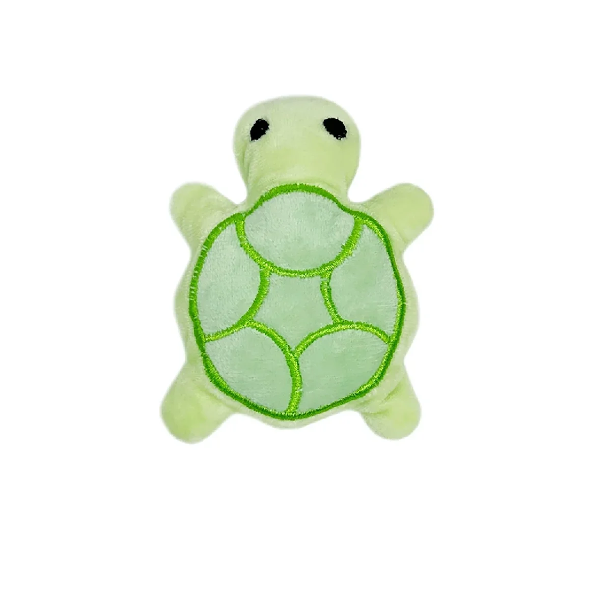 Mini Turtle Plush Dog Toy for Puppies, Teething Relief & Bite-Resistant Dental Chew