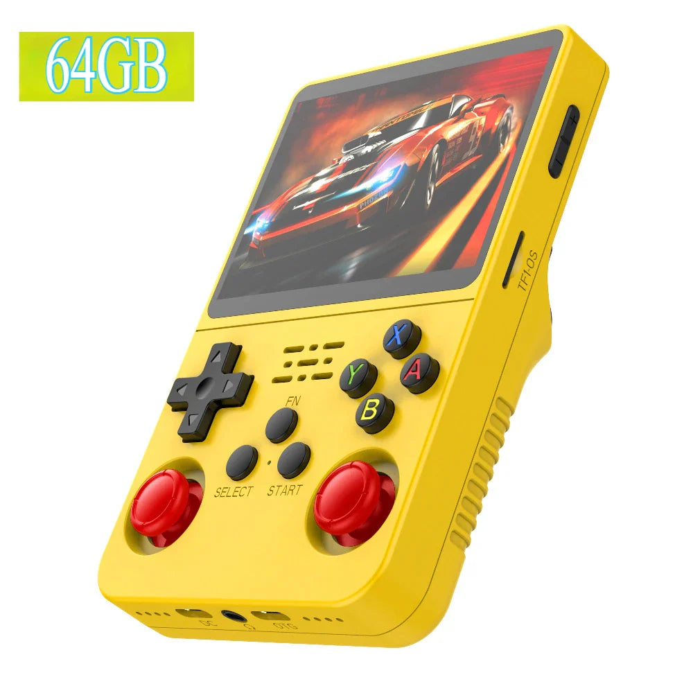 Retro Handheld Game Console 3.5-Inch (8.9 cm) IPS Screen 64/128/256GB Portable Pocket Game Player Kids Retro Gaming Gift