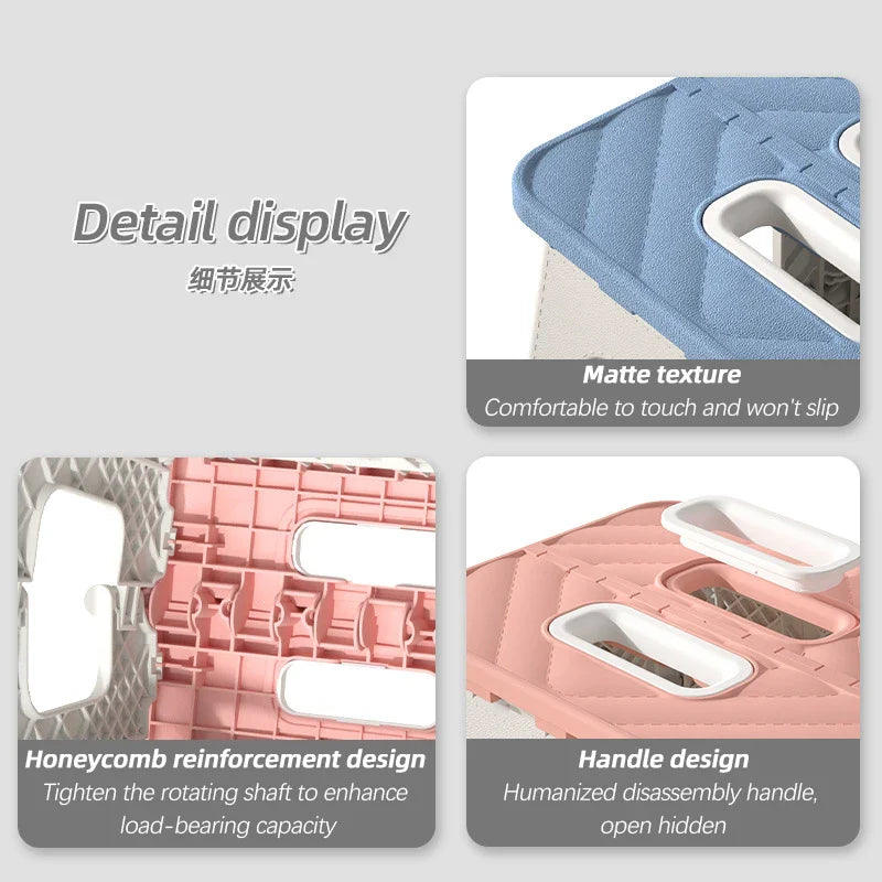 Portable Plastic Folding Chair – Thickened Foldable Outdoor Camping & Beach Seat for Family & Kids