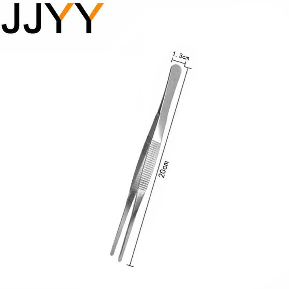 Stainless Steel BBQ Tongs — Precision Kitchen Tweezers for Grilling, Serving & Buffet (4.9–11.8 in | 12.5–30 cm)