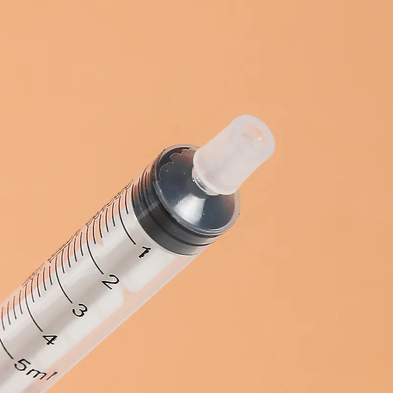 10-Pack Disposable Plastic Syringes No Needle – Lab Measuring & Small Pet Feeder, 5 ml / 10 ml / 20 ml (0.17 / 0.34 / 0.68 fl oz)