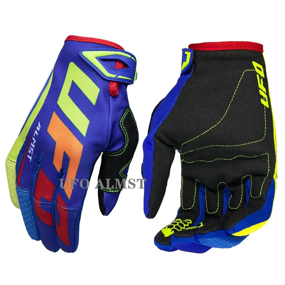Men's Off-Road Motorcycle Gloves Full-Finger Shockproof MX ATV Racing Touchscreen Breathable Windproof