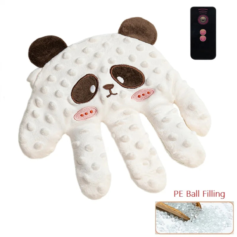 Baby Soothing Palm Sleep Pillow with Remote – Infant Calming Anti-Startle Hand Plush, 26 x 24 cm (10.2 x 9.4 in)