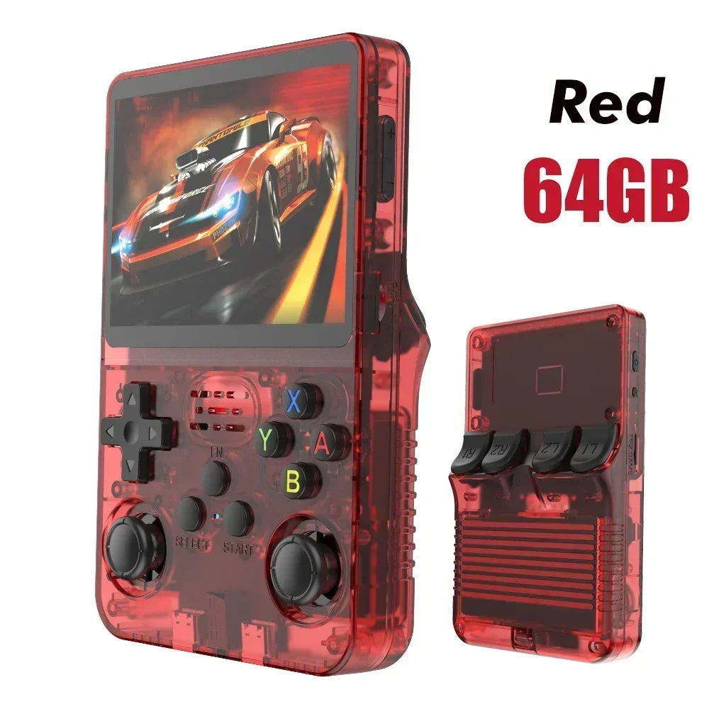 Retro Handheld Game Console 3.5-Inch (8.9 cm) IPS Screen 64/128/256GB Portable Pocket Game Player Kids Retro Gaming Gift