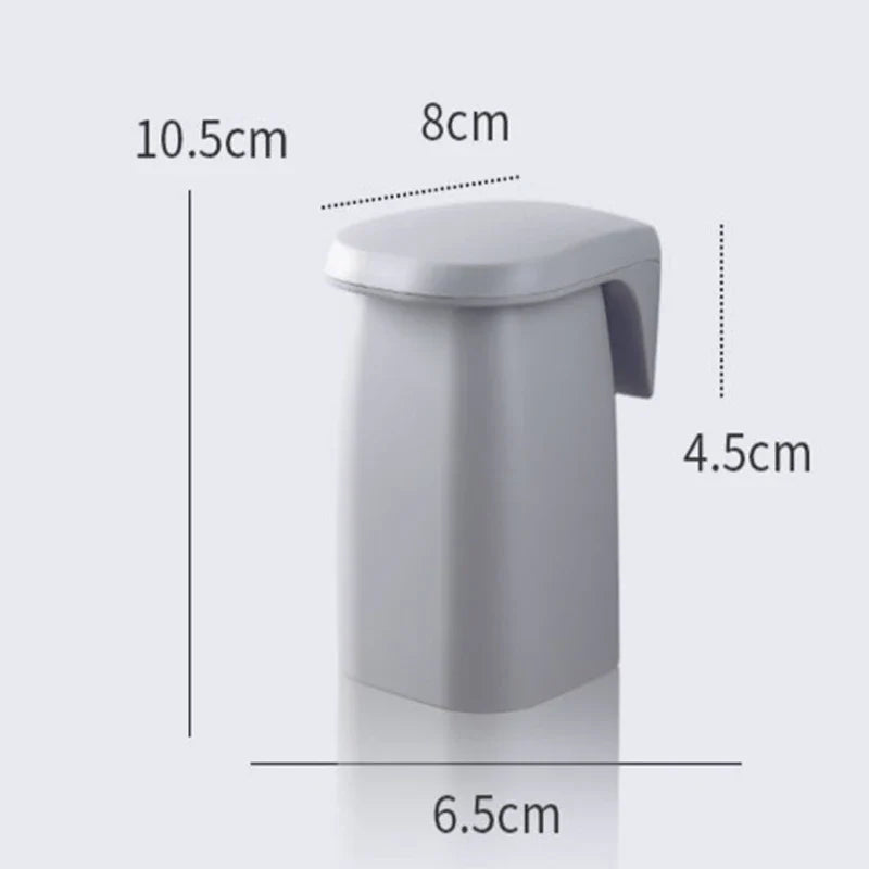 1-4 Pack Japanese Minimalist Magnetic Wall Mounted Toothbrush and Mouthwash Cup Holder