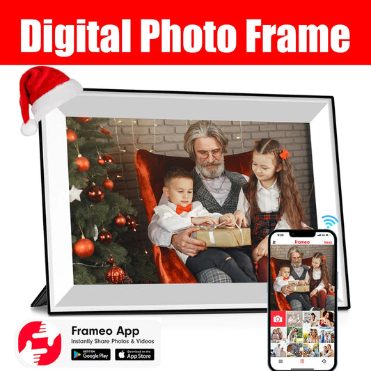 10.1-Inch (25.7 cm) WiFi Digital Picture Frame 1280x800 HD IPS Touchscreen, 32GB Memory, Auto-Rotate