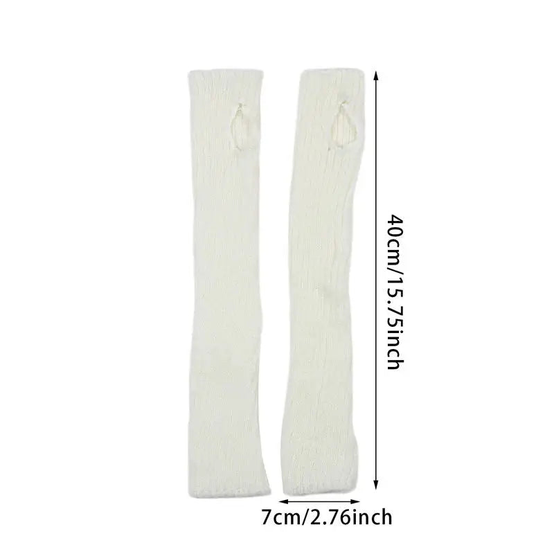 Women's Knit Leg Warmers 15.7in (40cm) Winter Ballet Yoga Dance and Gym Long Socks